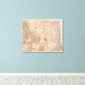 13637 Mont, ND, SD, Wyo, Neb. Leinwanddruck (Insitu (Holzboden))