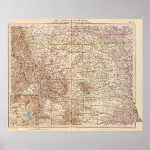 13637 Mont, Nd, Sd, Wyo, Neb Poster