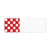 136 ROTE WEISSE POLKA-DOTS PUNKT-PATTERN-BACKGROU (Vorne)