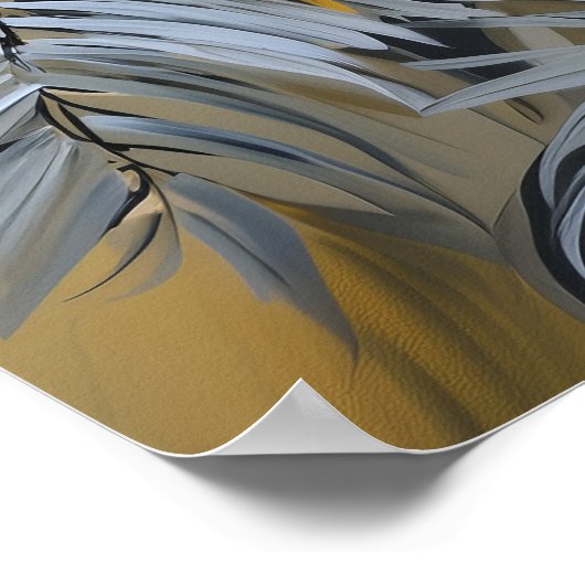 1371 Floral Poster (Ecke)