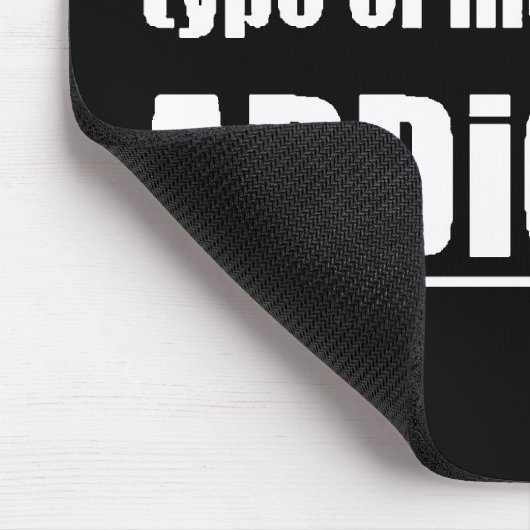 13770 Techno-Typ Musik Sucht Motto Präferenz Mousepad (Ecke)