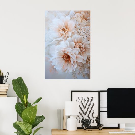 1377 Floral Poster (Heimbüro)