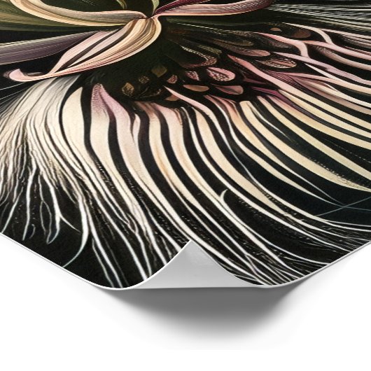 1378 Floral Poster (Ecke)