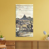 137-0627924 Illustration aus einer Geschichte Peru Leinwanddruck (Insitu (Wohnzimmer))