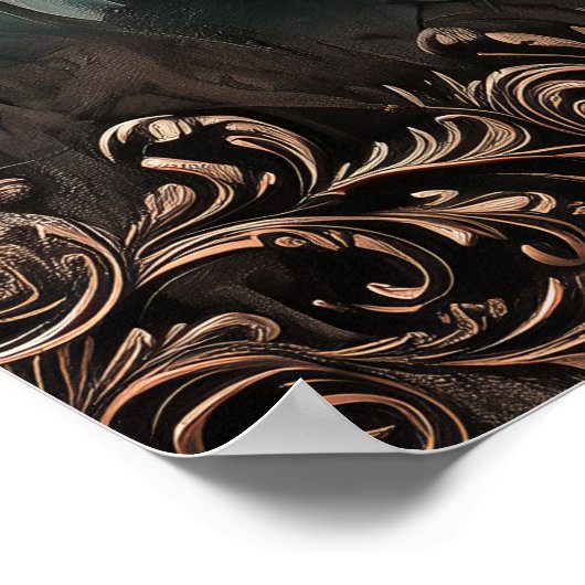 1380 Floral Poster (Ecke)