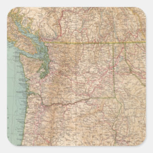 13839 Wäsche, Erz, IDA Quadratischer Aufkleber