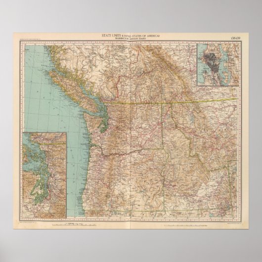 13839 Wash, Ore, Ida Poster (Vorne)