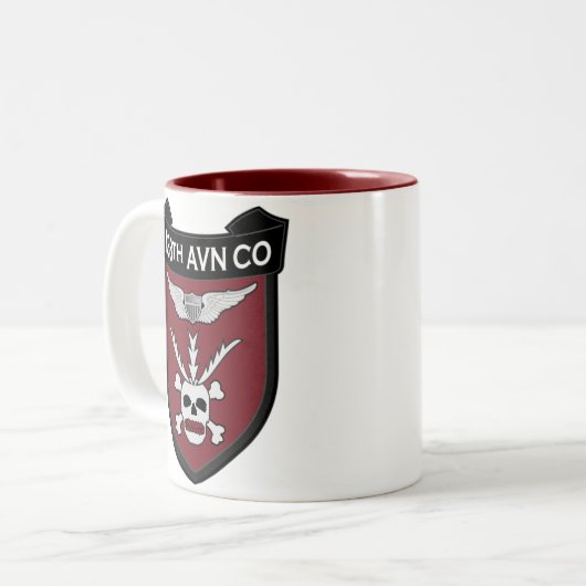 138th Avn Co Eisenbahn 2 Zweifarbige Tasse (Vorderseite Links)