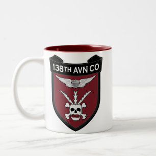 138th Avn Co Eisenbahn 2 Zweifarbige Tasse