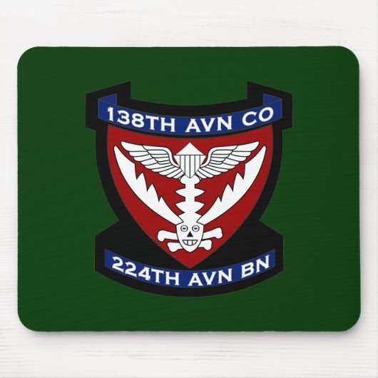 138th Luftfahrt Co - Eisenbahn 2 Vietnam Mousepad (Vorne)