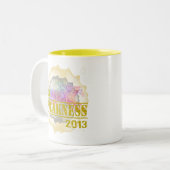 138th Preakness-PferdelaufenT - Shirt 2013 Zweifarbige Tasse (Vorderseite Links)