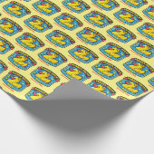 13.01. - Gummi Ducky Day Geschenkpapier (Ecke)