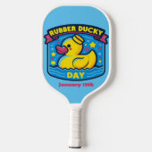 13.01. - Gummi Ducky Day Pickleball Schläger (Rückseite)