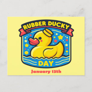 13.01. - Gummi Ducky Day Postkarte