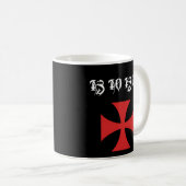 13 07 1307 Tempelritter Templar Kaffeetasse (VorderseiteRechts)