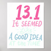 13.1 Der Halbmarathon schien zum Zeitpunkt der Qu- Poster (Vorne)