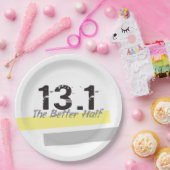 13.1 Die bessere Hälfte - Halbmarathonläufer Pappteller (Party)