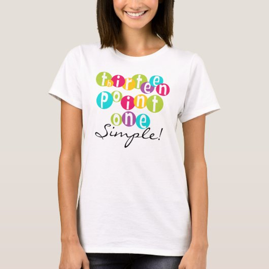 13.1 Einfache T - Shirt (Vorderseite)