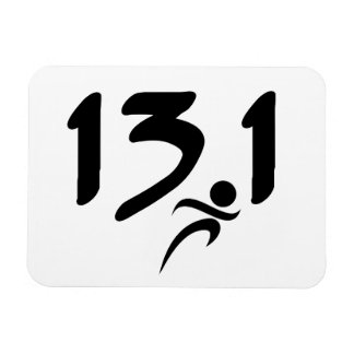 13,1 Halbmarathon Magnet