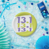 13,1 Halbmarathon themed Pappteller (Party)