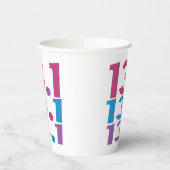 13.1 Marathonläufer - Halbmarathonlauf Thema Pappbecher (Links)