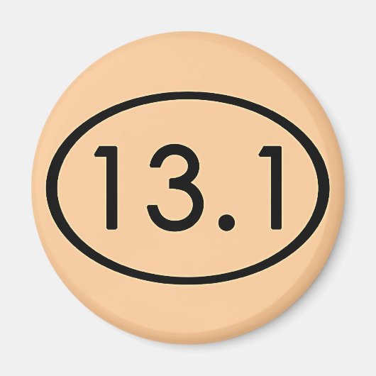 13,1 Miles Magnet (Vorne)