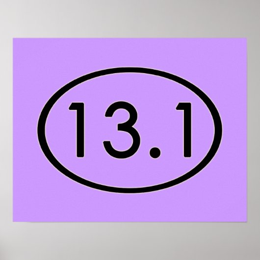 13,1 Miles Poster (Vorne)
