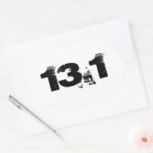 13.1 OVALER AUFKLEBER (Umschlag)