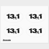 13.1 OVALER AUFKLEBER (Blatt)