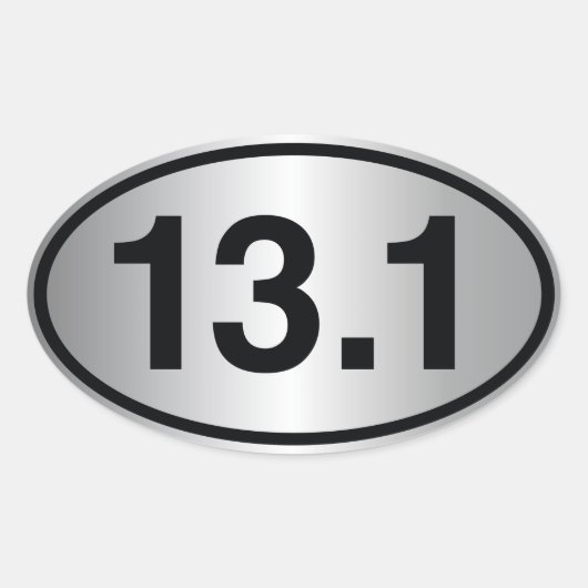 13.1 OVALER AUFKLEBER (Vorderseite)