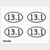 13.1 OVALER AUFKLEBER (Blatt)