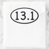 13.1 OVALER AUFKLEBER (Tasche)