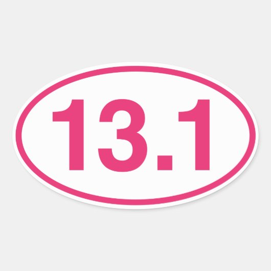 13.1 OVALER AUFKLEBER (Vorderseite)