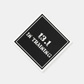 13.1. Training Halbmarathon Race - Lauf Serviette (Ecke)