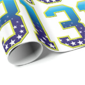 13 Alters-Stern Geschenkpapier (Rolleneckpunkt)