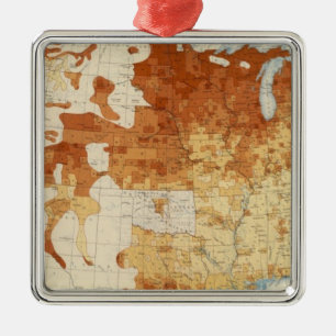 13 Anteil der Ausländer 1890 Silbernes Ornament