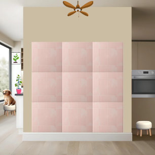 #13 Ästhetisch weich rosa Keramik Tile Fliese