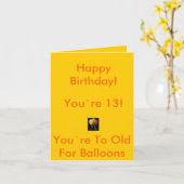 13 B-Tageskarte Karte (Gelbe Blume)