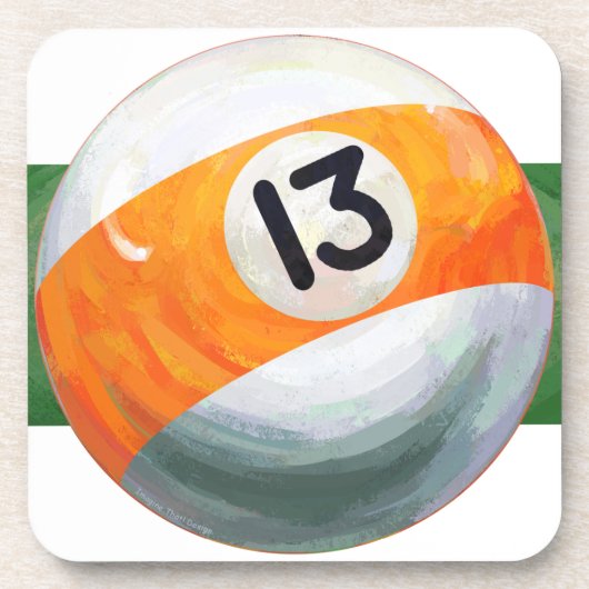 13 Ball Getränkeuntersetzer (Vorderseite)