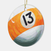 13 Ball Keramikornament (Links)