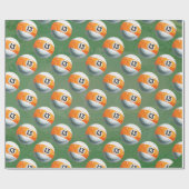 13 Ball Painted Pattern Geschenkpapier (Flach)