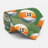 13 Ball Painted Pattern Krawatte (Gerollt)