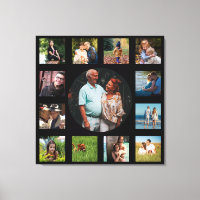13 Bildfamilie Instagram Collage Black Background