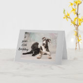 ***13. BIRTHTAG** zu einem SONDERJAHR ***13. alt** Karte (Gelbe Blume)