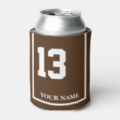 13 Braun mit dem weißen Sattel-Schnabel, nach Maß Dosenkühler (Kanne Vorderseite)