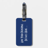 13 cd ltm gepäckanhänger (Rückseite vertikal)