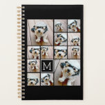 13 Collage Monogramm schwarz - Farbe bearbeiten Planer<br><div class="desc">Ein Design mit einem einfachen Hintergrund. Nutzen Sie bis zu dreizehn quadratische Fotos,  um ein einzigartiges und persönliches Geschenk zu kreieren. Wenn Sie die Bilder anpassen müssen,  klicken Sie auf das Werkzeug anpassen,  um Änderungen vorzunehmen.</div>