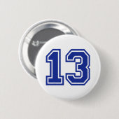 13 - dreizehn button (Vorne & Hinten)