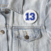 13 - dreizehn button (Beispiel)