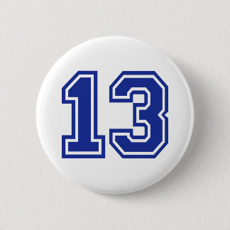 13 - dreizehn button
